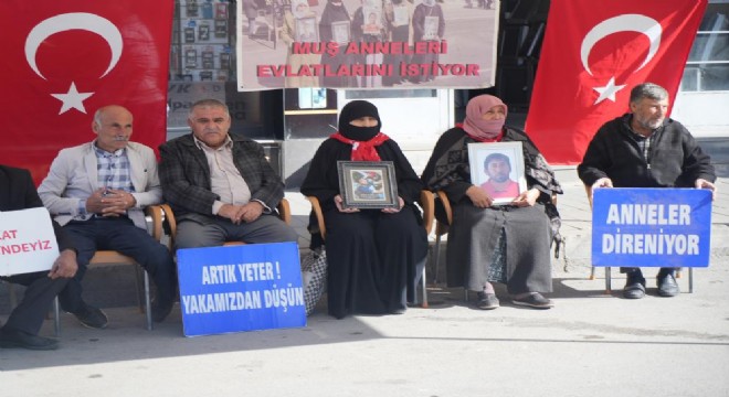  Muşlu ailelerin evlat nöbeti devam ediyor